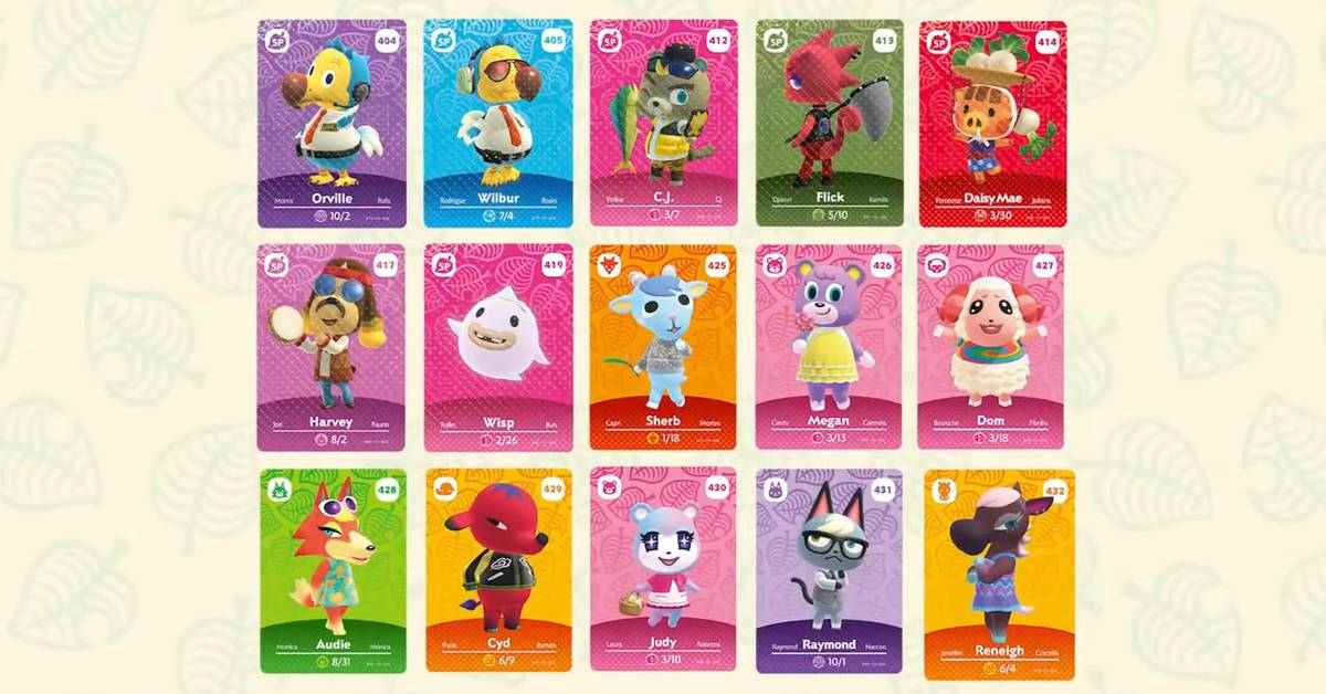 Animal Crossing Amiibo Cards Series 3 #219-299 Mint & Un-scanned Animal Crossing Amiibo Cards Series 3 #219-299 Mint & Un-scanned