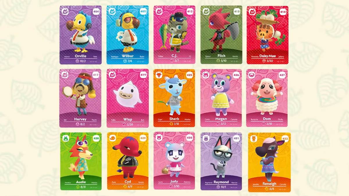 animal crossing amiibo cards series 5 binder Nintendo Mini Animal Crossing Amiibo Cards