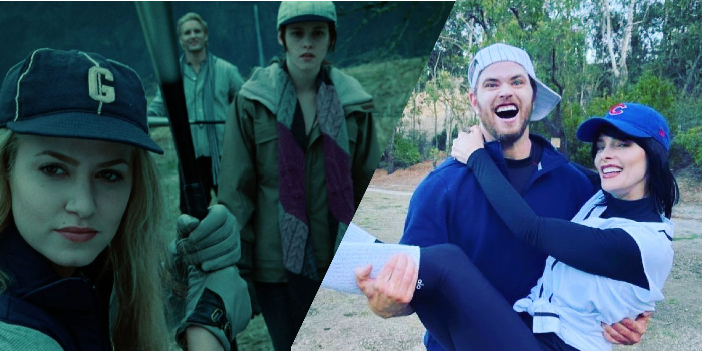 Ashley Greene \u0026 Kellan Lutz Reunite To Recreate Twilight Baseball Scene, image size:1400x700