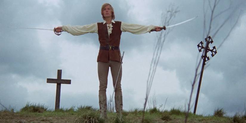Captain Kronos holding swords as a Vampire Hunter.