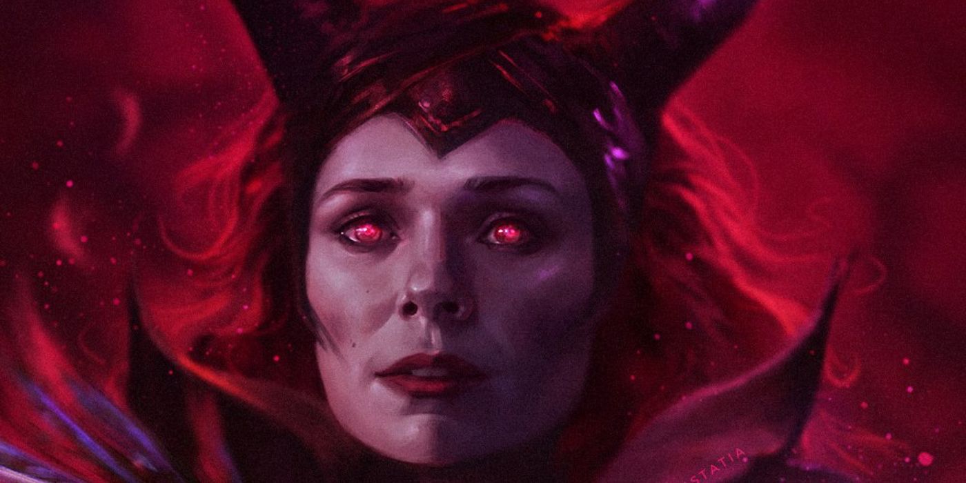 Scarlet Witch Meets Disney’s Maleficent in Stunning Halloween Fan Art