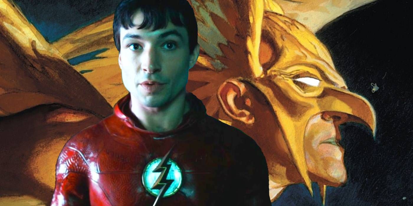 La Première équipe De Flash Avec Hawkman Est Pure Ezra Miller Crumpe