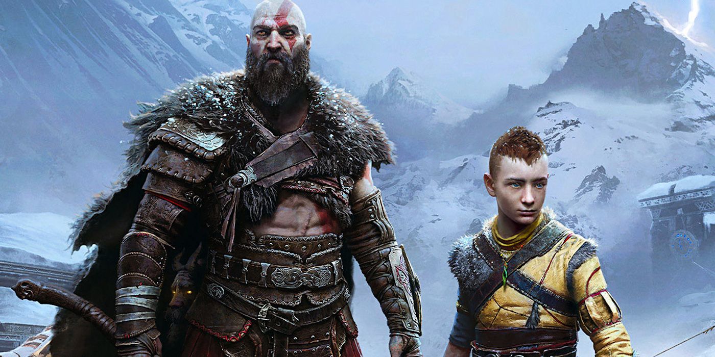 ゴッドオブウォー ラグナロク Kritos , Atreus Figurines Kratos and Atreus Video Game God of War Ragnarok