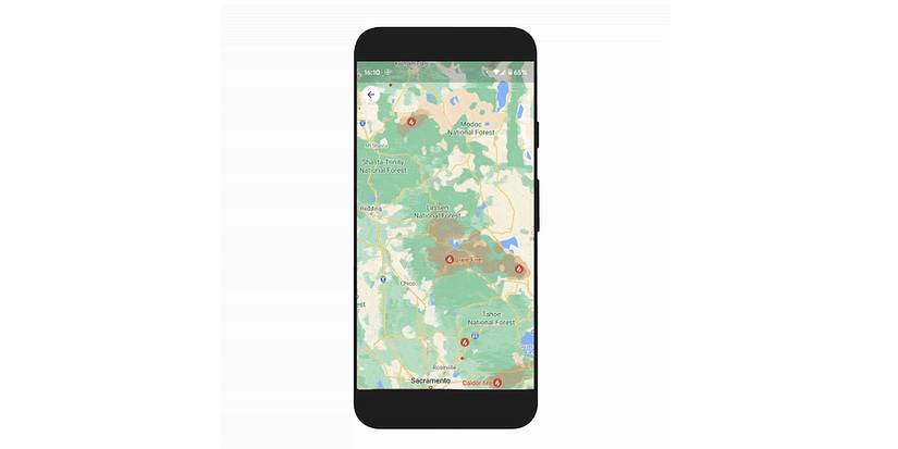 Google Maps Now Tracks Fires