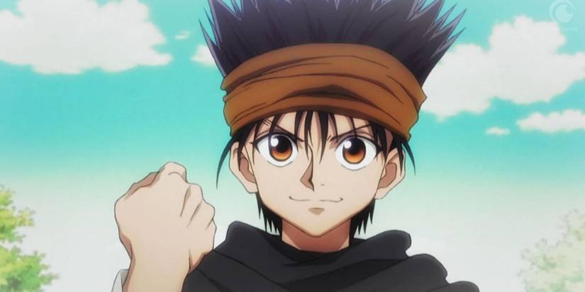 Ging Frecss smiling in Hunter x Hunter