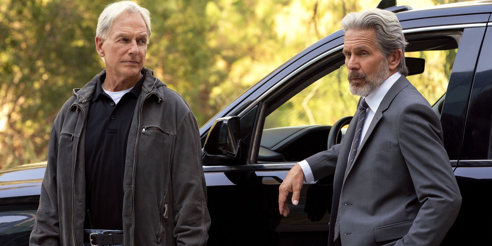 Mark Harmon and Gary Cole on NCIS