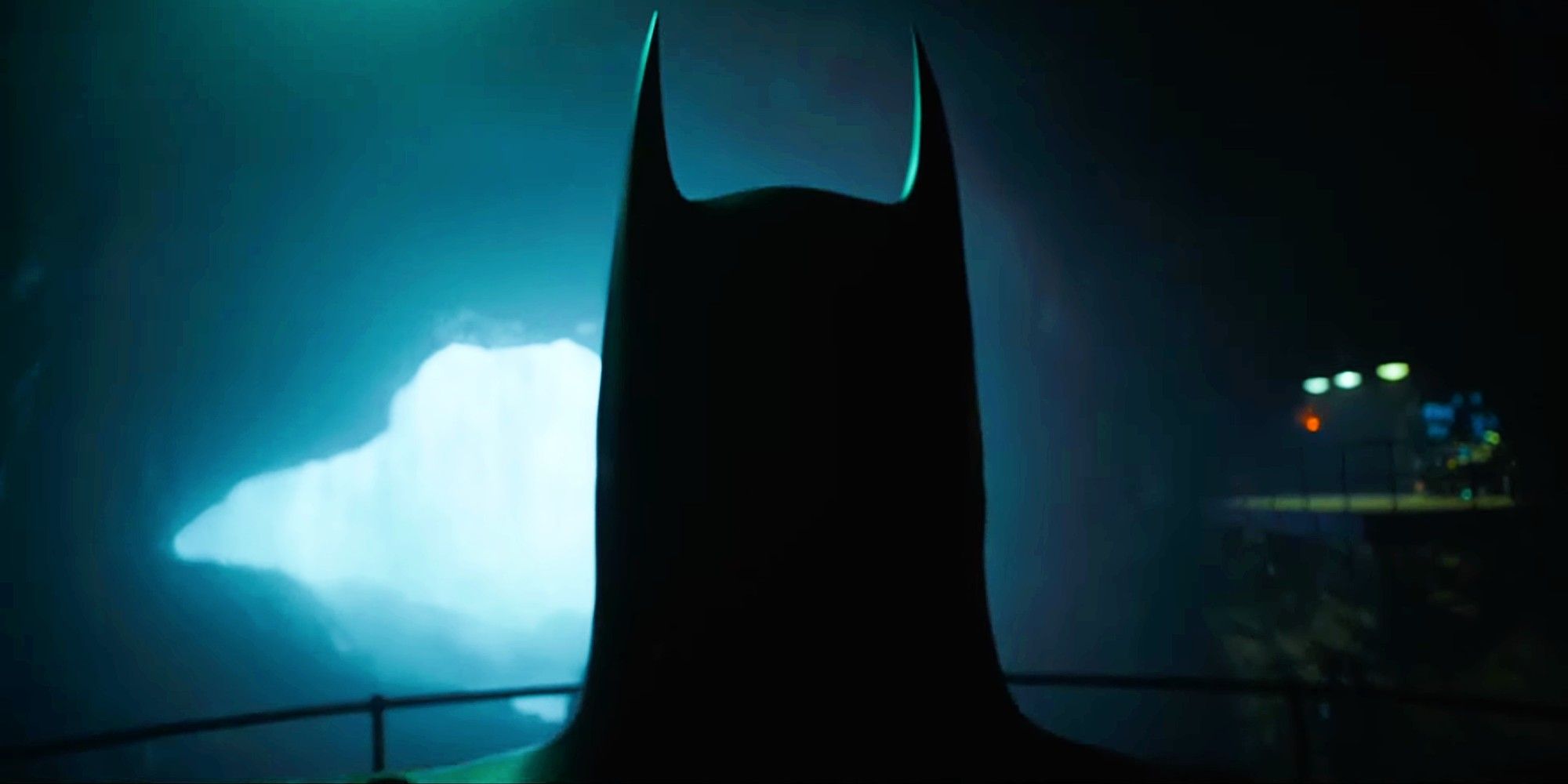 Michael Keaton's Batman Returns To The Batcave In The Flash Movie Image