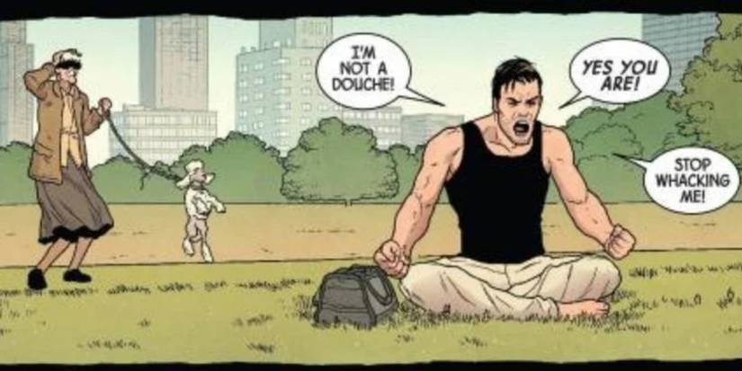Two Astonishing Panels From Moon Knight (Comic: Heroes For Hire - 12