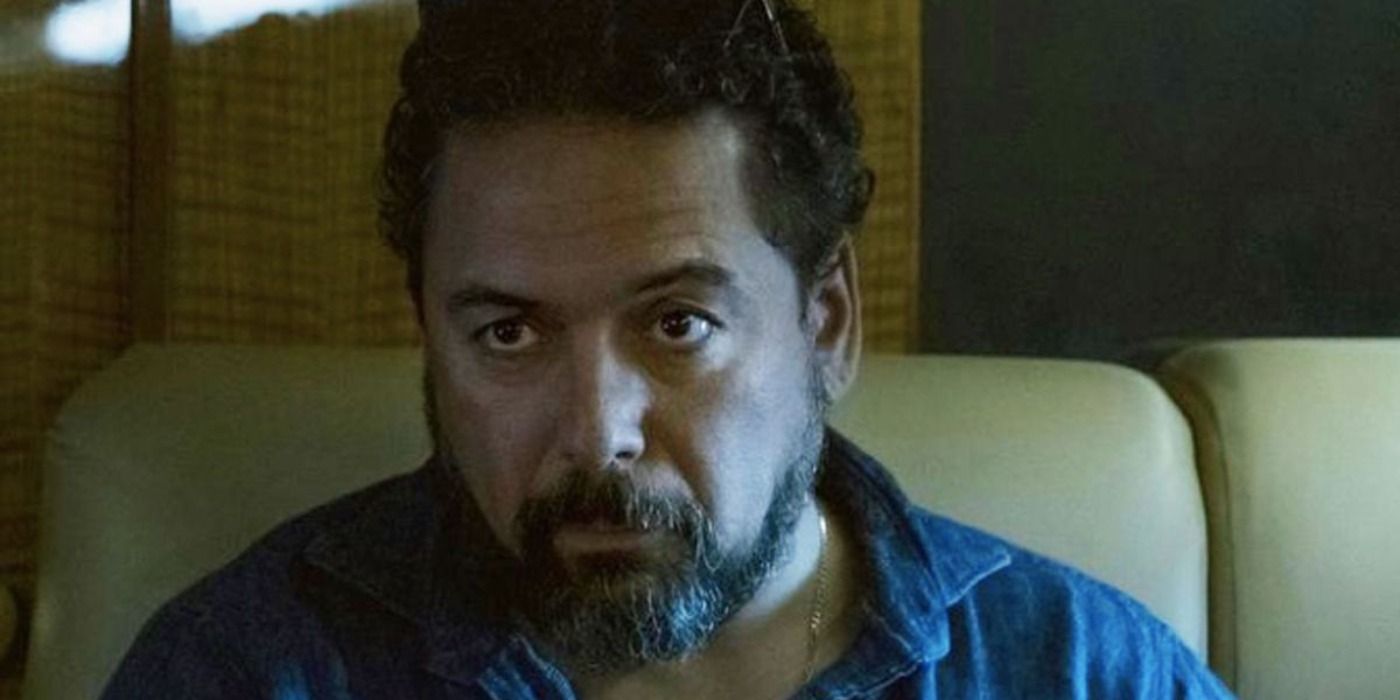 Omar Navarro in a private plane in Ozark.