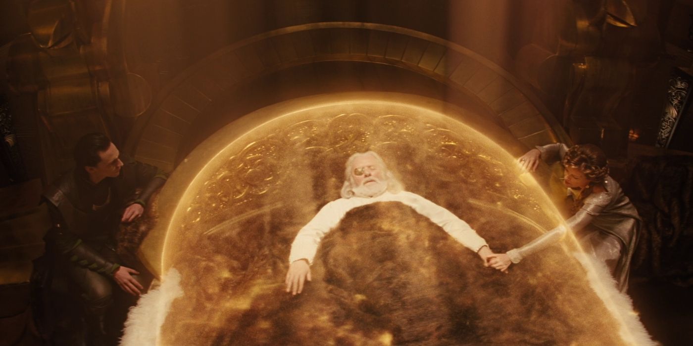 Loki e Frigga con Odin durante l'Odinsleep
