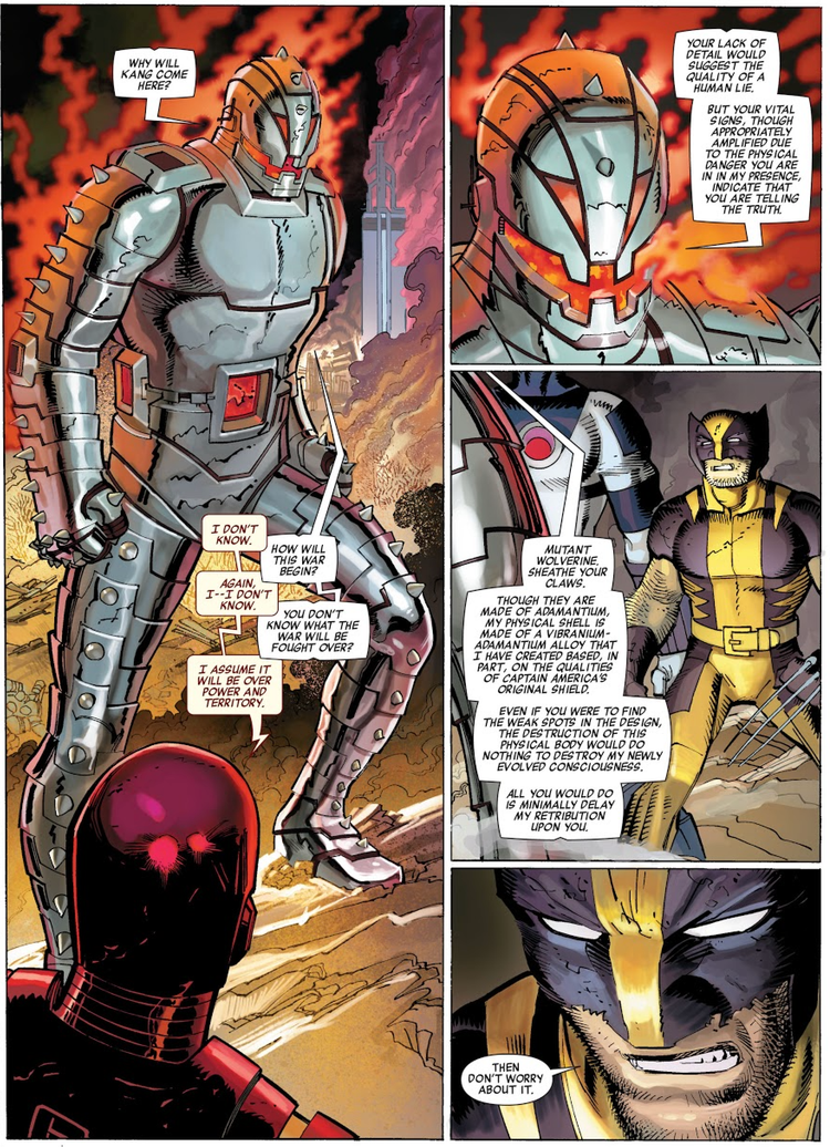Ultron Designed His Ultimate Form by Studying Captain America's Shield