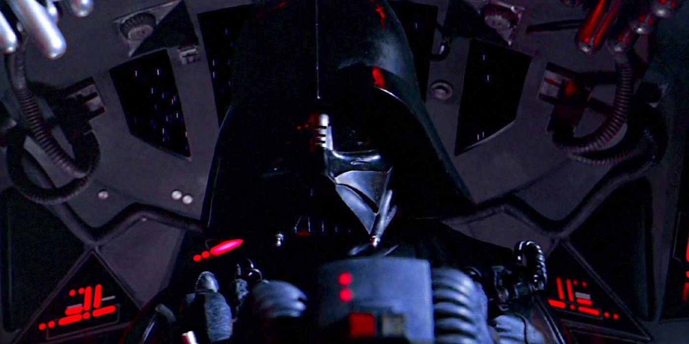 vader in tie fighter