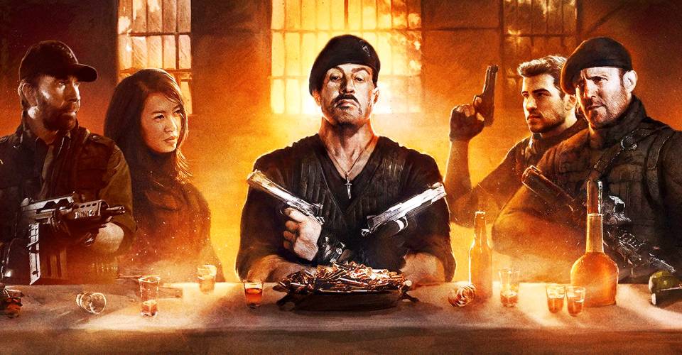 Sylvester Stallone edits Expendables 4 script during dinner