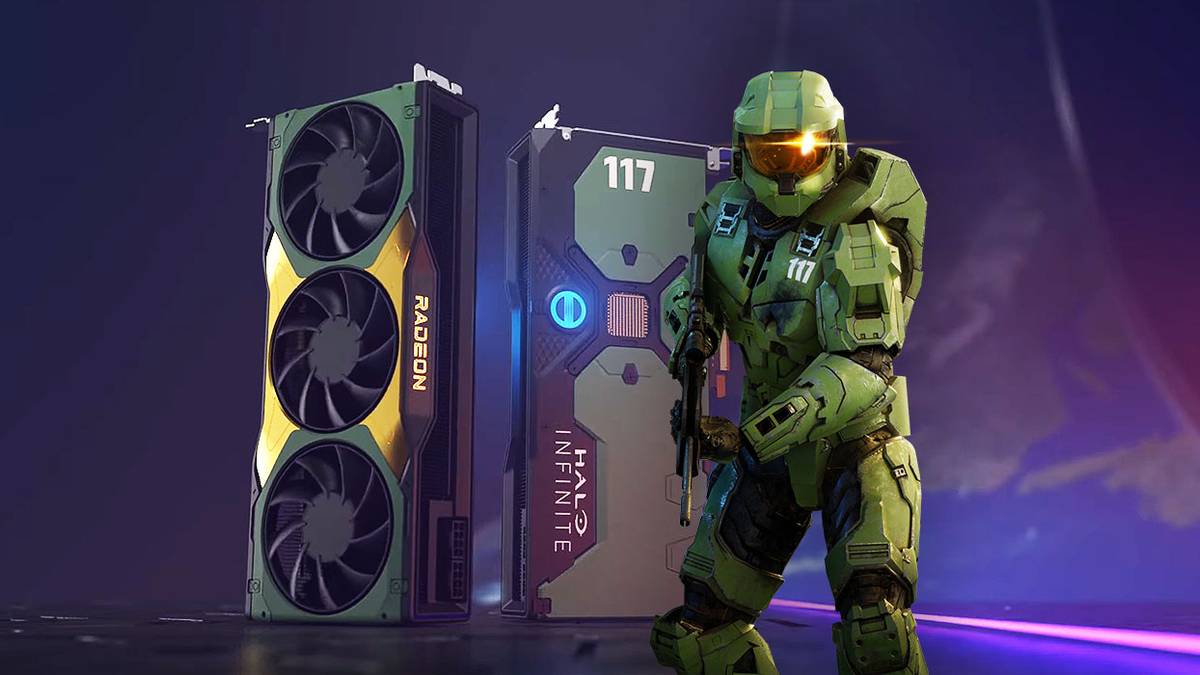 Halo Infinite's Custom AMD Radeon RX 6900 XT Looks Like Master Chief