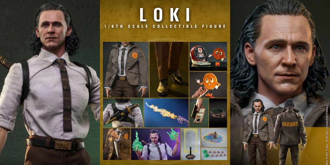 Loki & Sylvie Get Realistic Hot Toys Figures With Plenty of Accessories