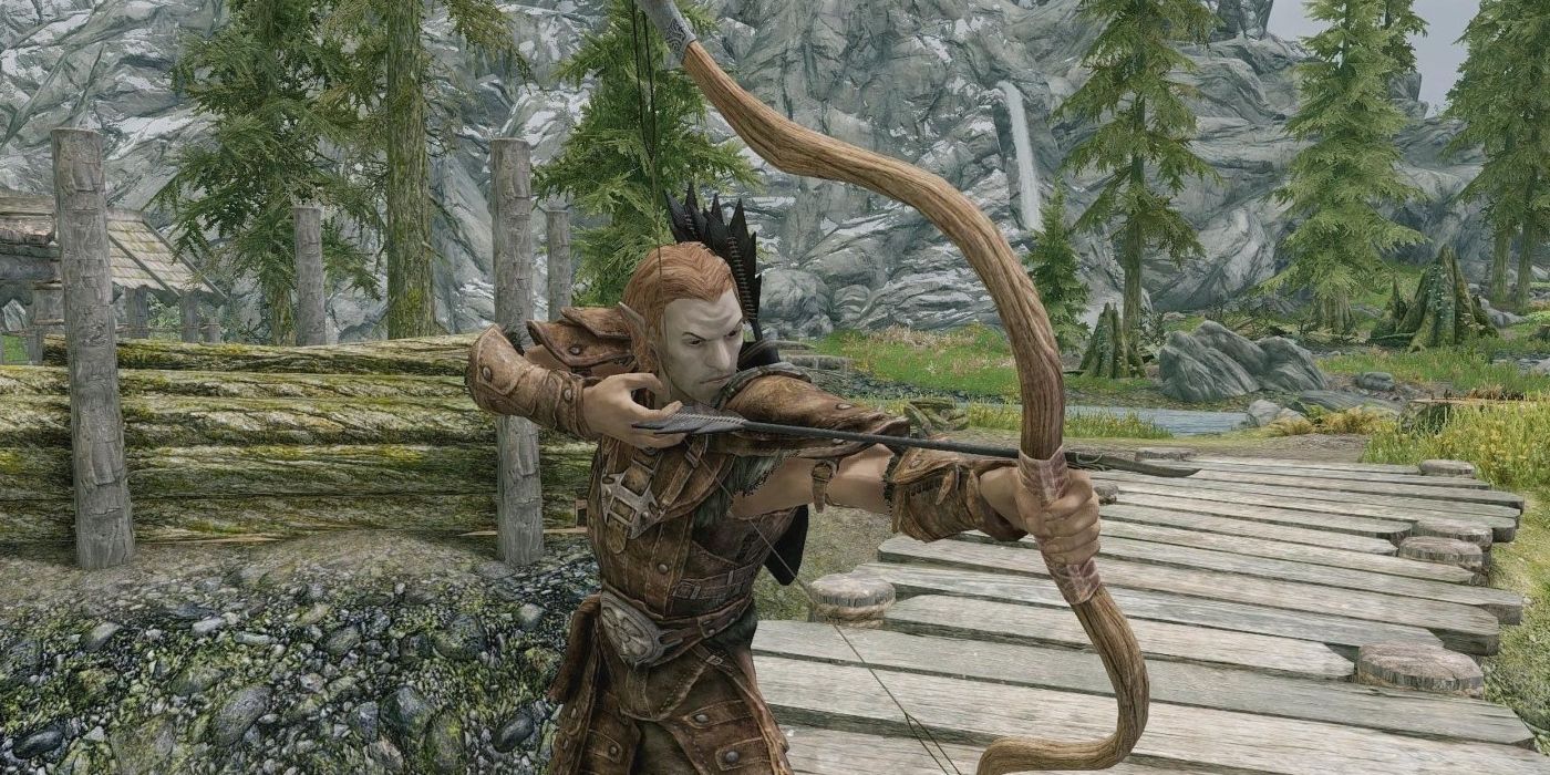 skyrim archery vs destruction