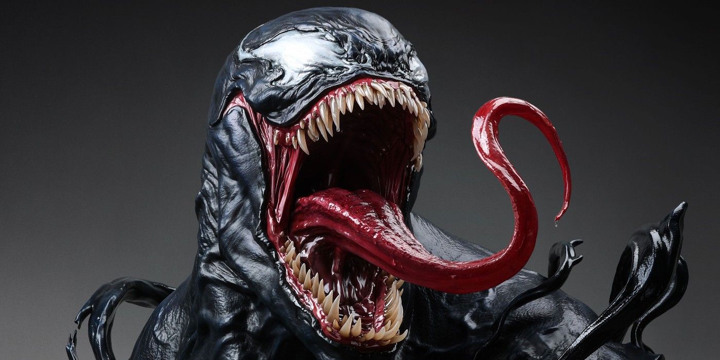 Venom Becomes the Lethal Protector in Ultra-Realistic, Life-Sized Bust