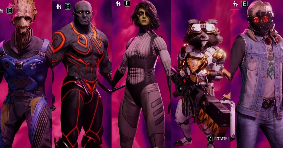 Guardians Of The Galaxy Costumes