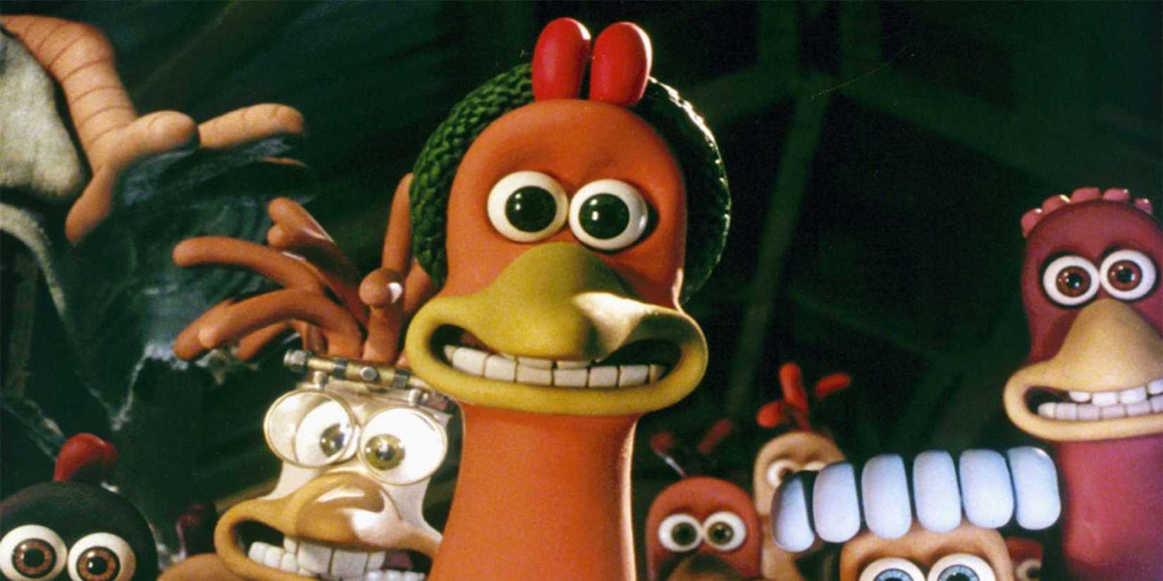 The characters from the 2000 movie Chicken Run.