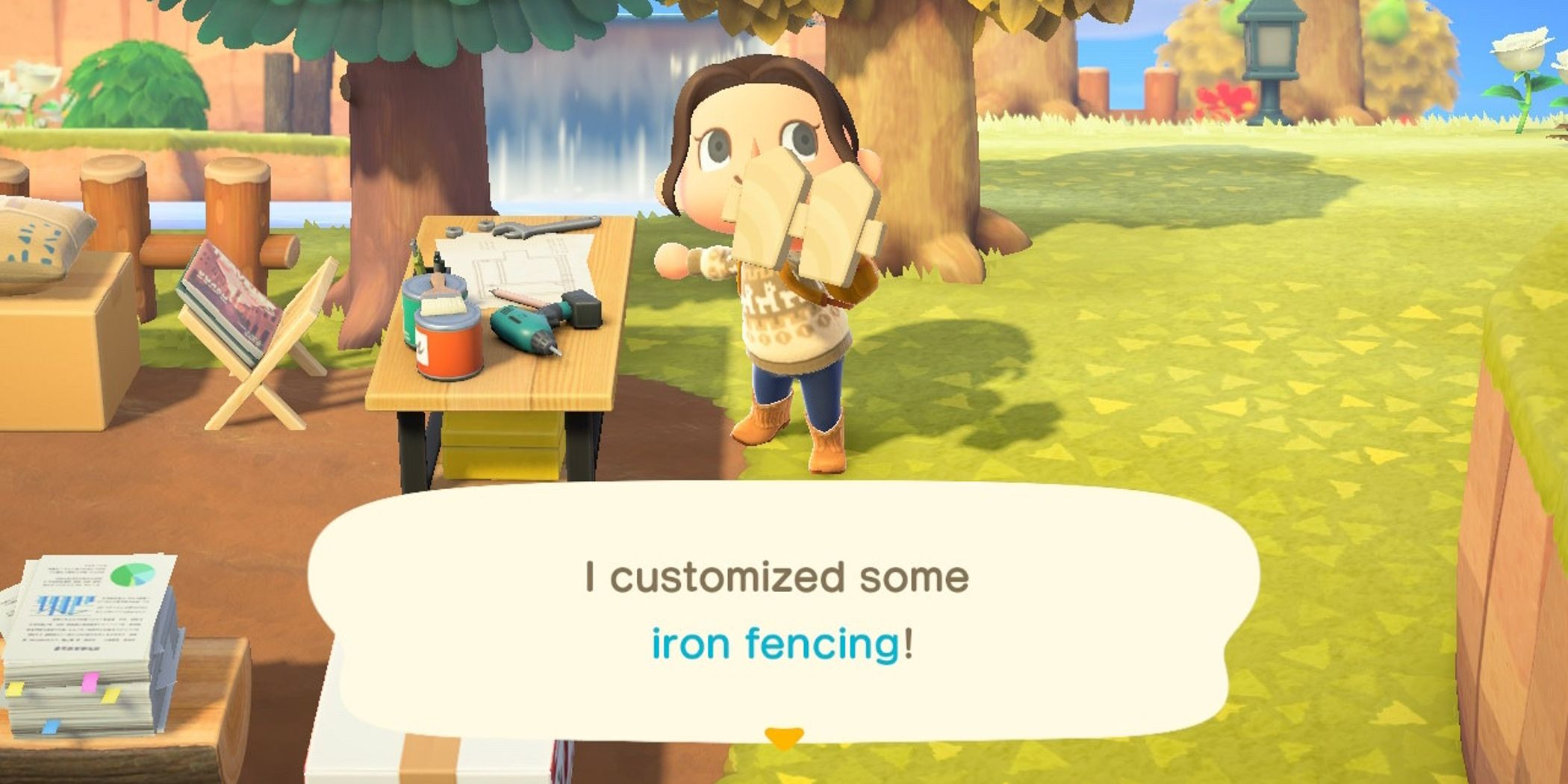 Animal Crossing How to Customize Fences