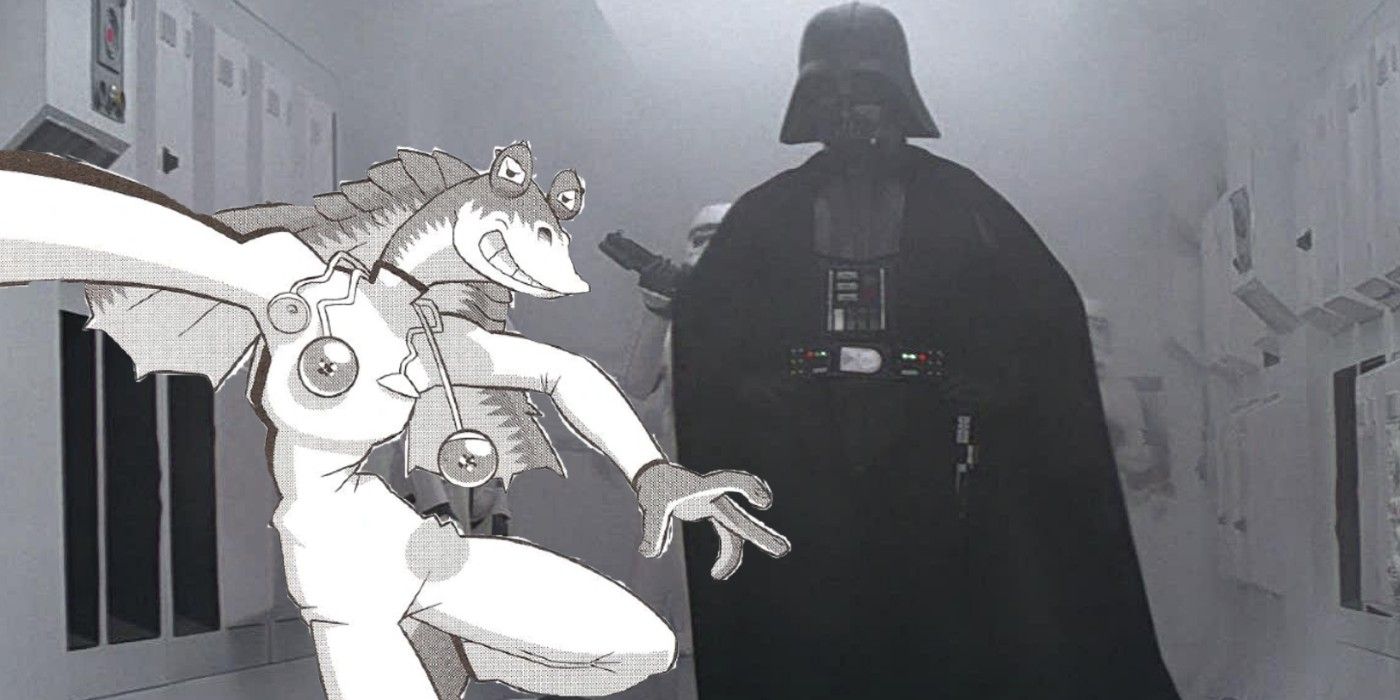 Darth Vaders Battle with Jar Jar Binks Son Should be Star Wars Canon