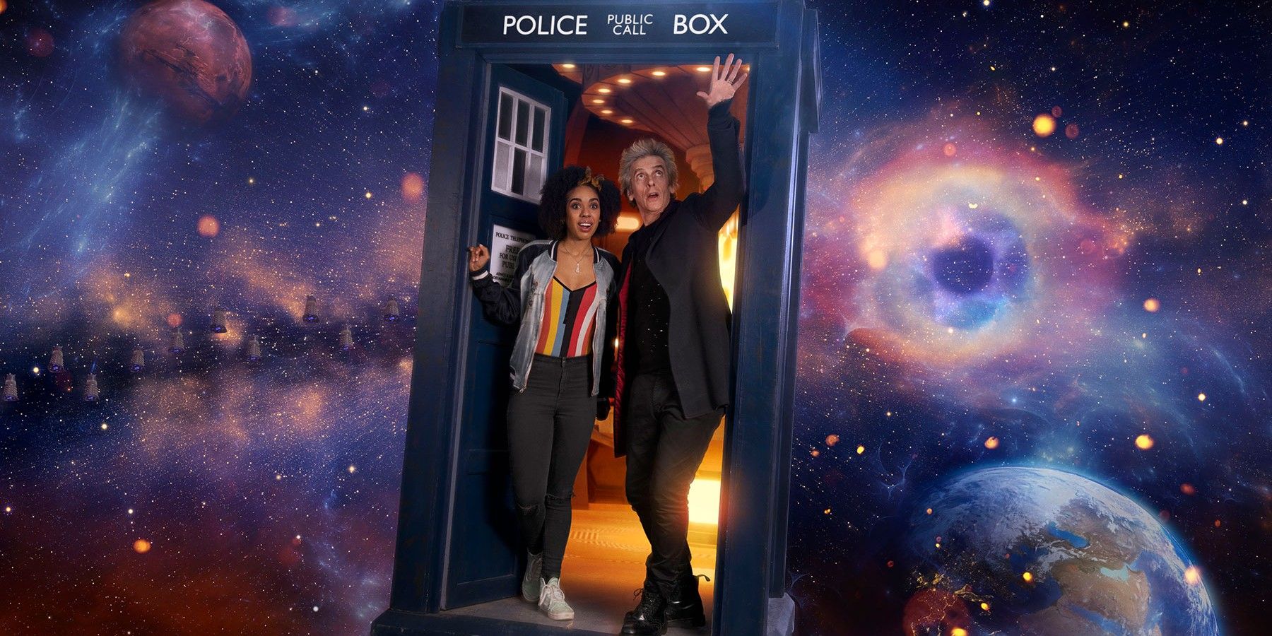 Doctor Who Tardis Pearl Mackie Bill Potts