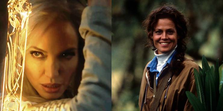 Thena and Sigourney Weaver