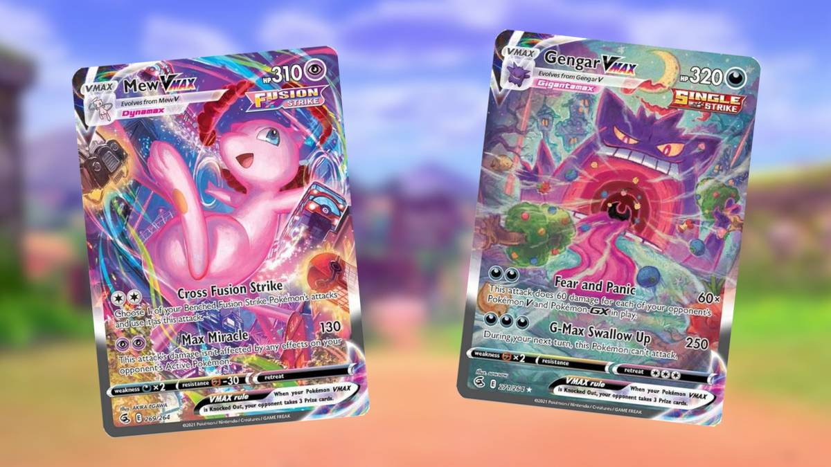pokemon sun and moon pikachu card Gengar VMAX Alternate Art main image 1