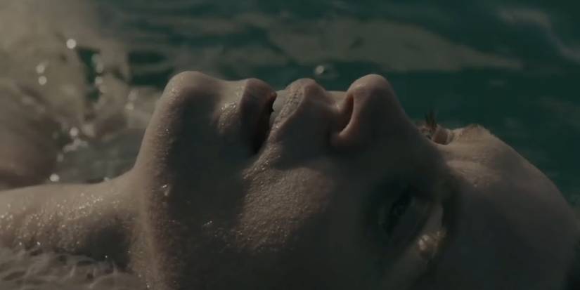 Gunnhild drowning in water