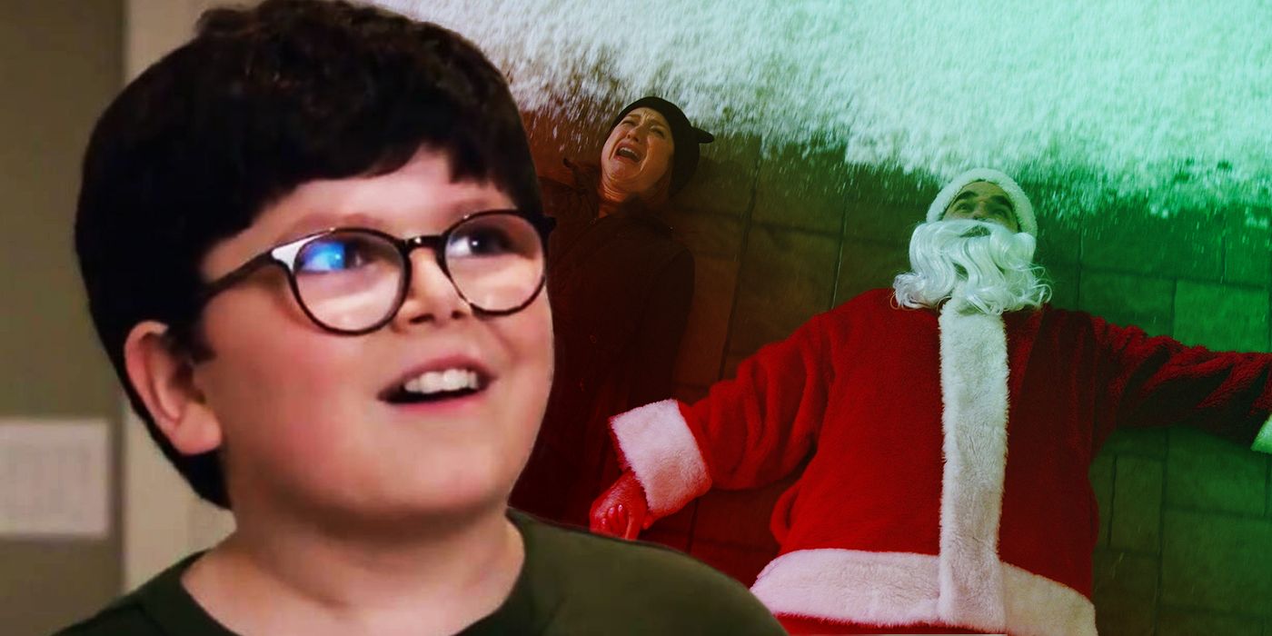 Blended image of Max and the robbers in Home Sweet Home Alone