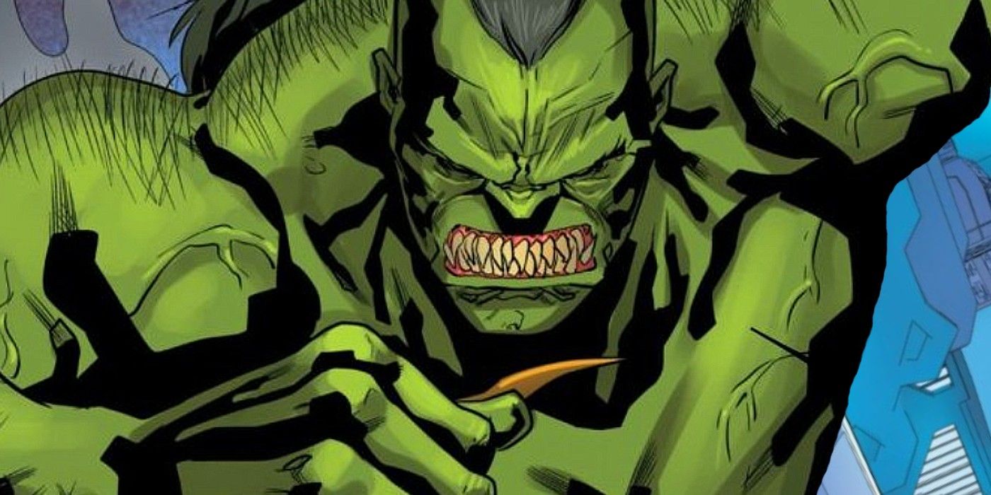 Hulk 2099 attacks in Marvel Comics.