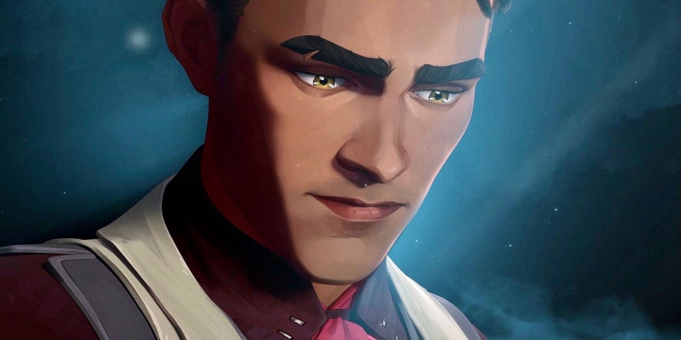 Close up of Jayce looking down in Arcane