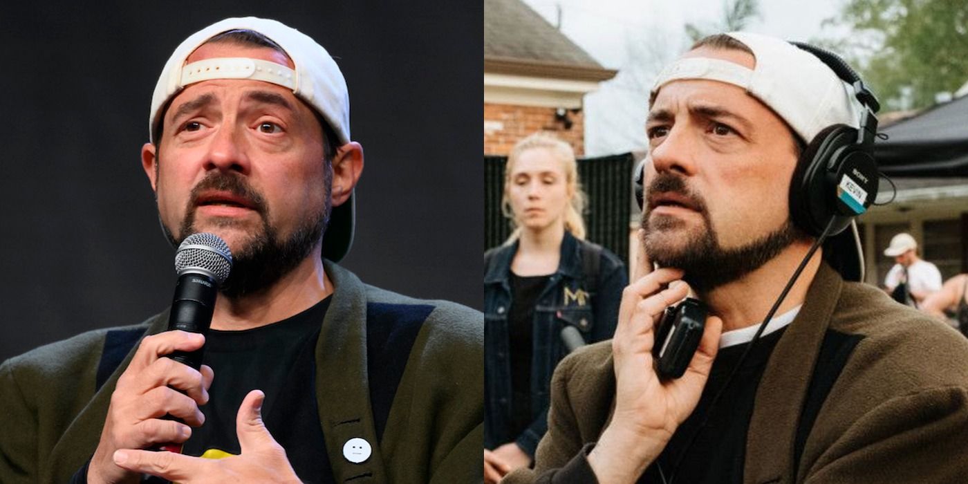 Kevin Smith talking and directing movies.