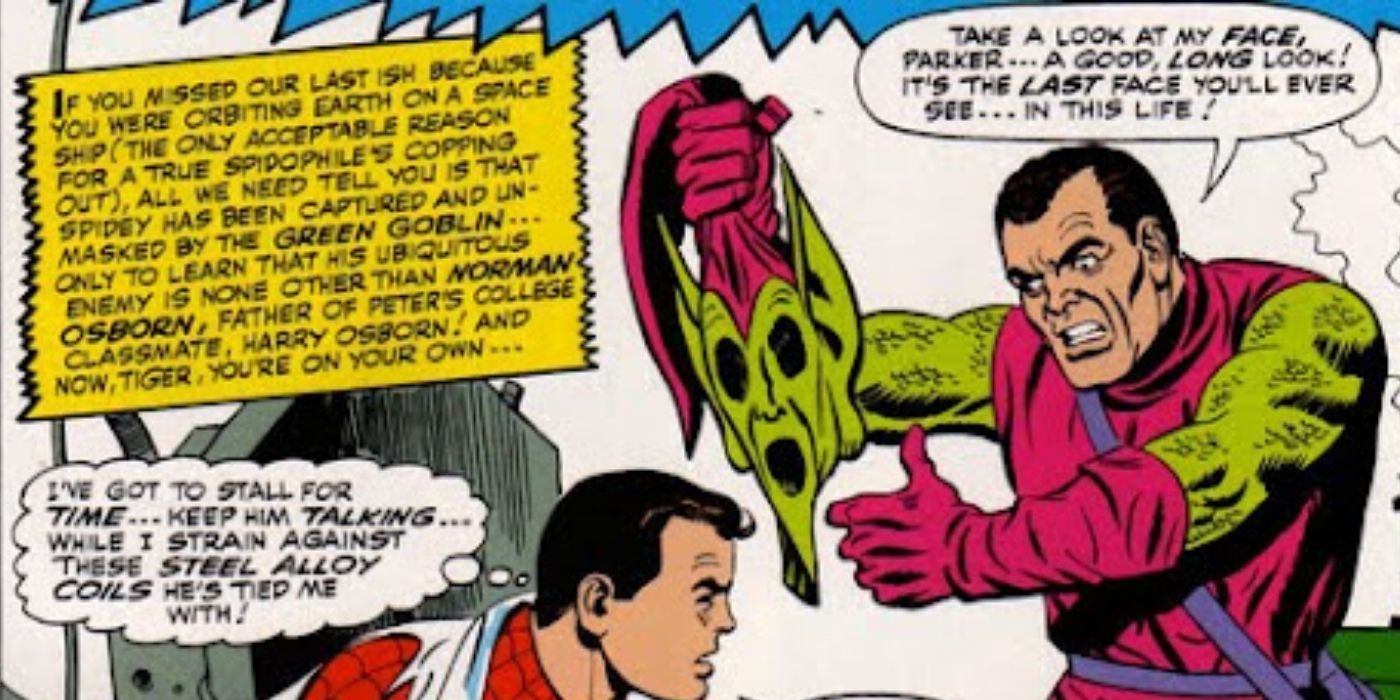 10 Things Only Comic Book Fans Know About SpiderMan’s Rivalry With Green Goblin