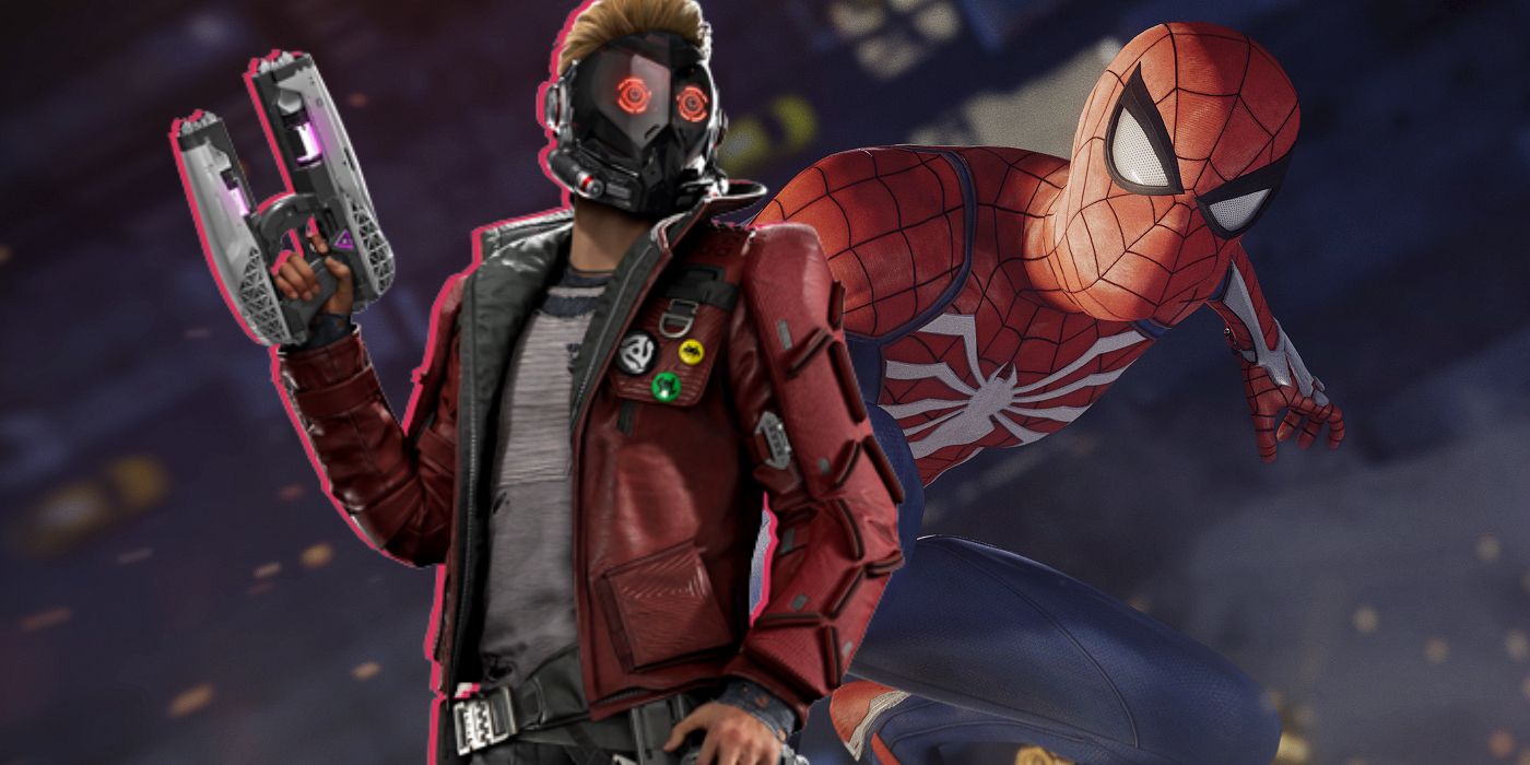 Marvel Guardians of the Galaxy Spider Man Game Puddle Controversy