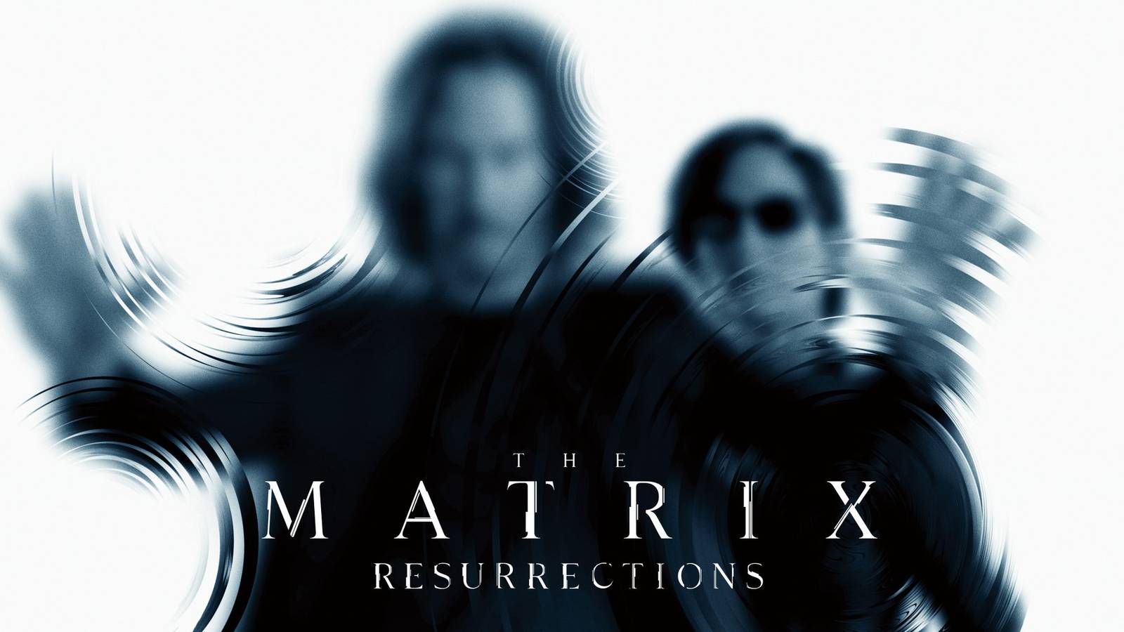 Matrix Resurrections Poster Blurs Neo & Trinity With Bullet Time Effect