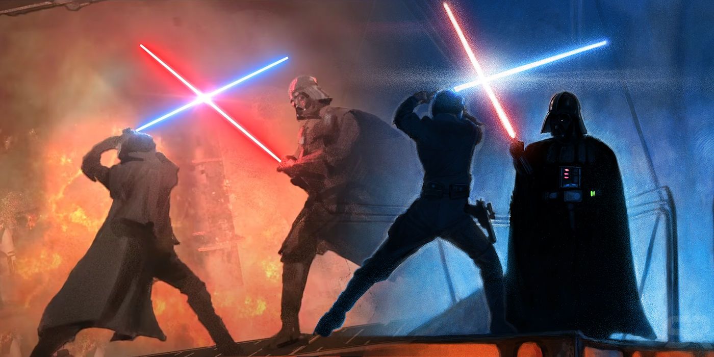 ObiWan vs Vader Rematch Echoes Lukes Empire Strikes Back Duel