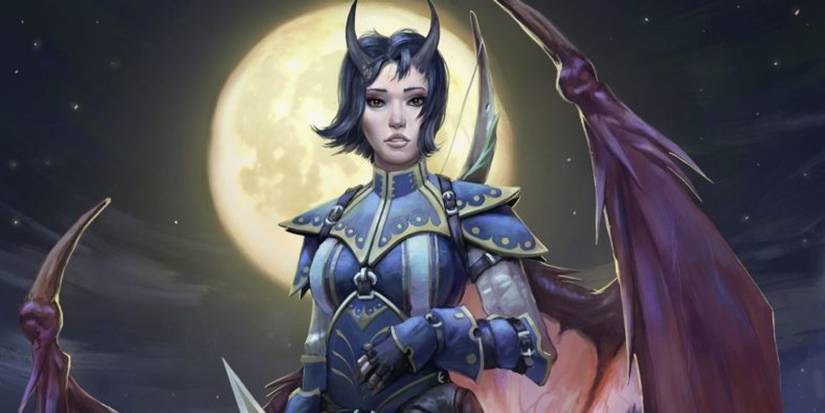 Artwork of Arueshalae in Patfinder WOTR