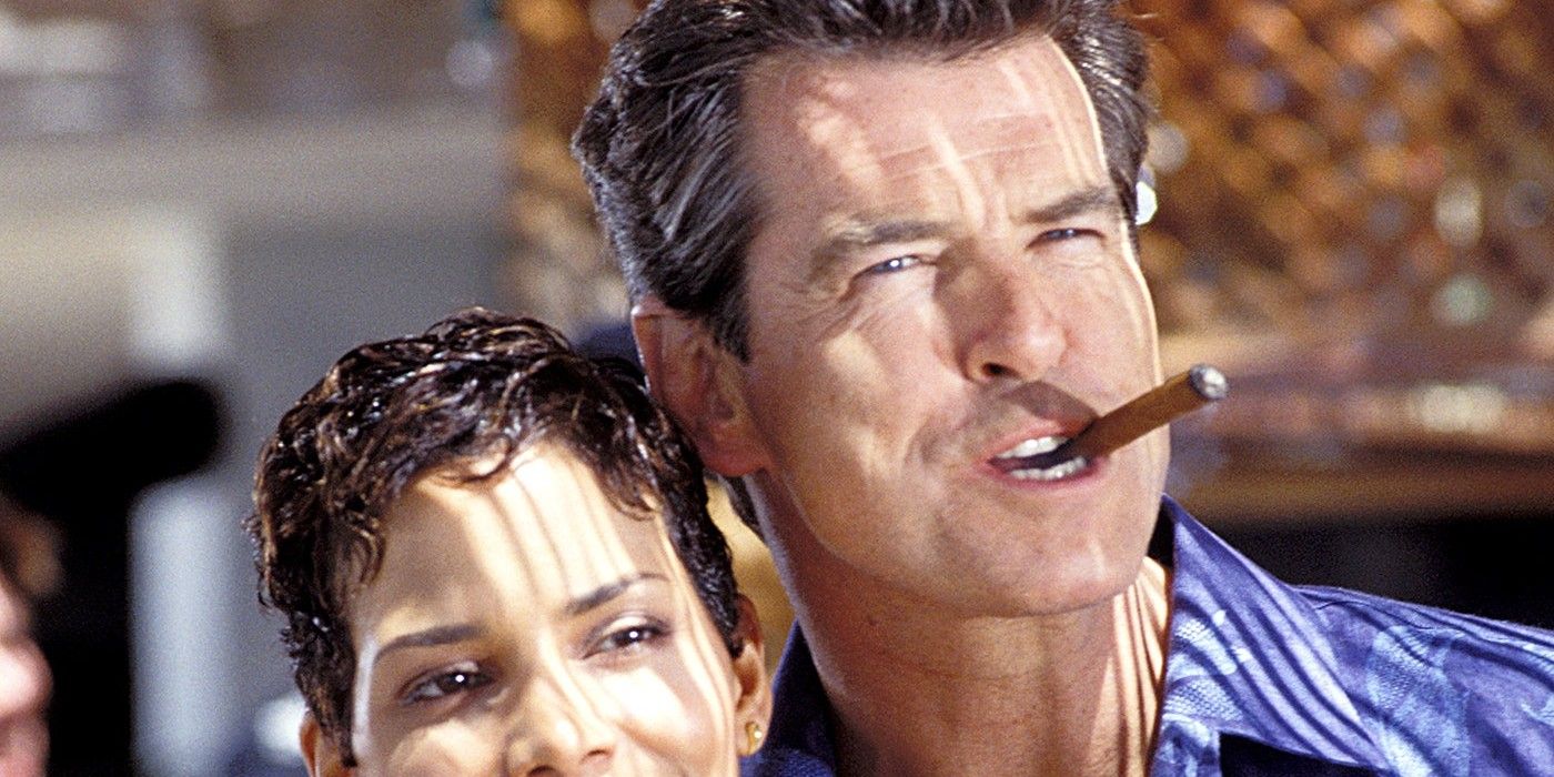 Pierce Brosnan as James Bond and Halle Berry as Jinx in Die Another Day