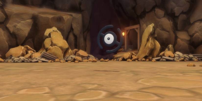 Pokémon BDSP Find and Catch Unown Letter H