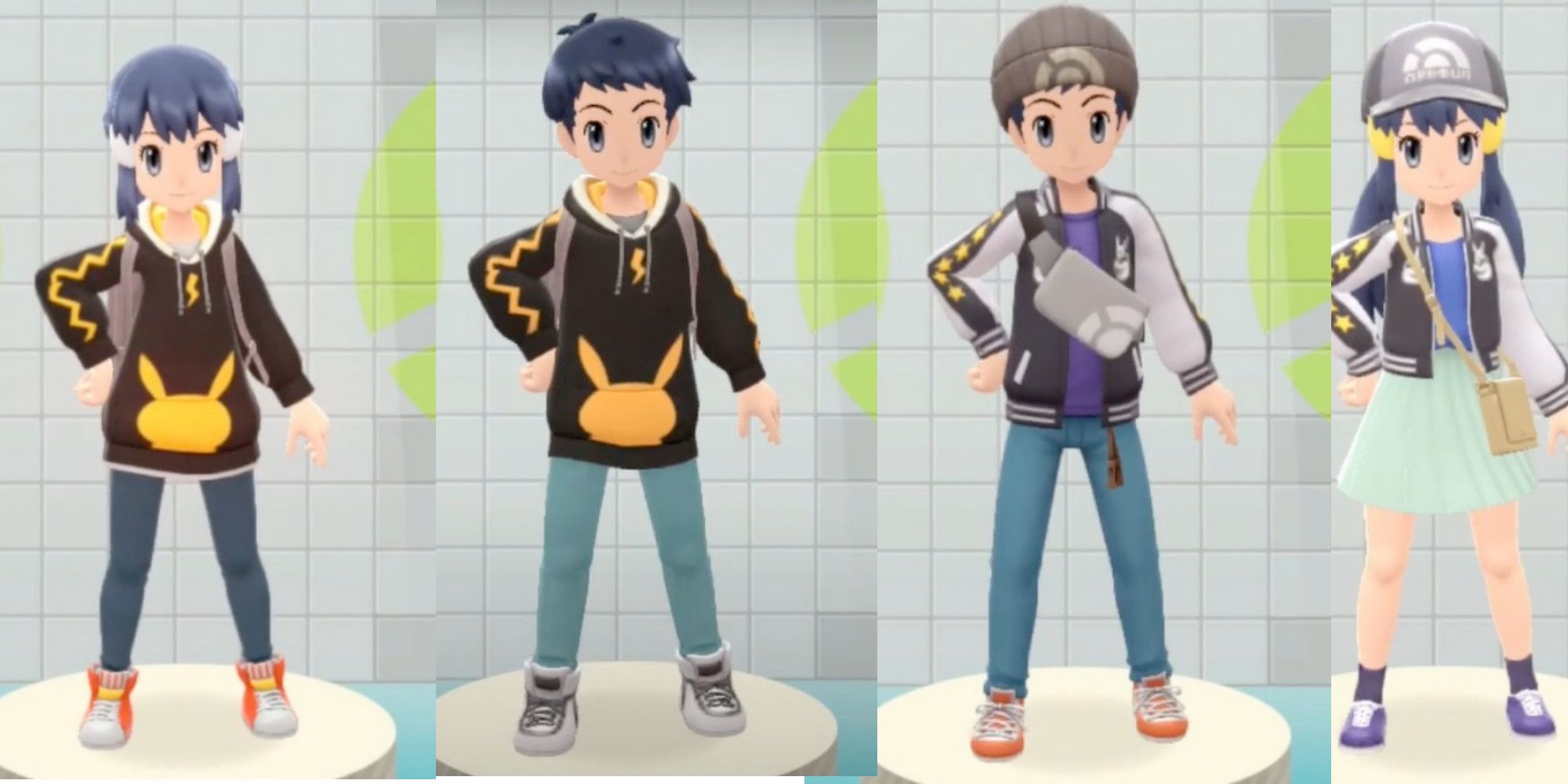 Pokémon Brilliant Diamond and Shining Pearl Remake The 10 Best Customizable Outfits