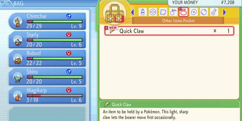 How To Get The Quick Claw In Pokémon Brilliant Diamond & Shining Pearl