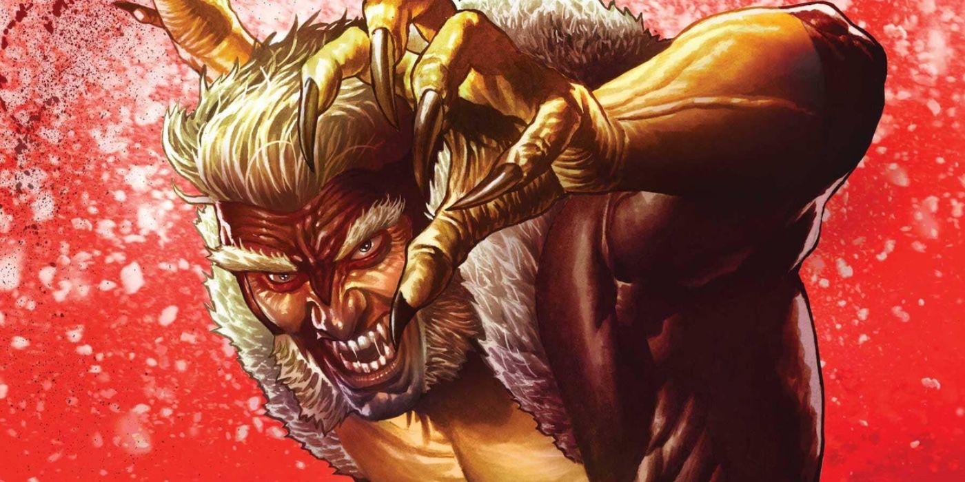 Sabretooth in primo piano