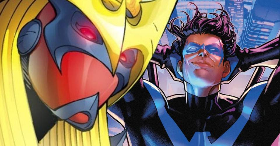 Supergirl's Flamebird armor has a Nightwing Connection