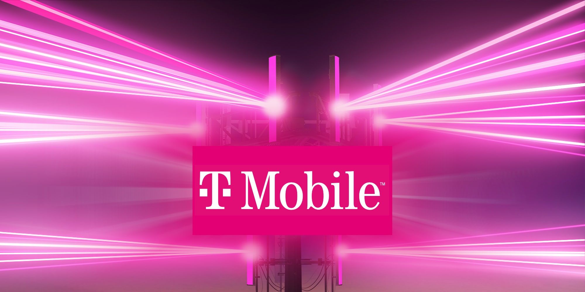 T Mobile Tower Signal Pink Lines