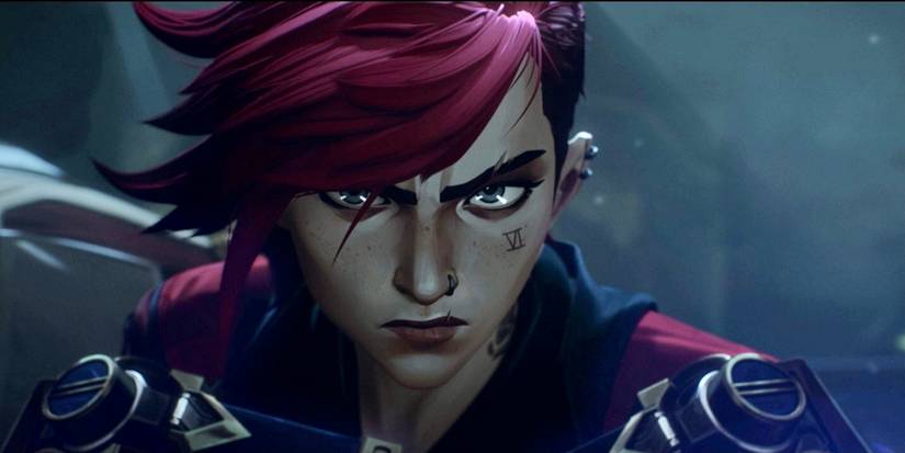 Vi looking angry in Netflix's Arcane