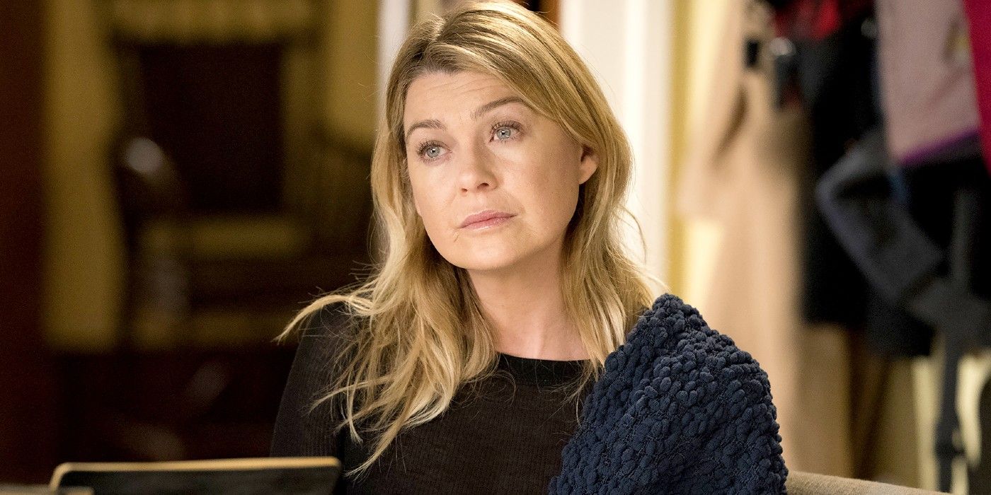 Ellen Pompeo as Meredith Grey in Grey's Anatomy season 18