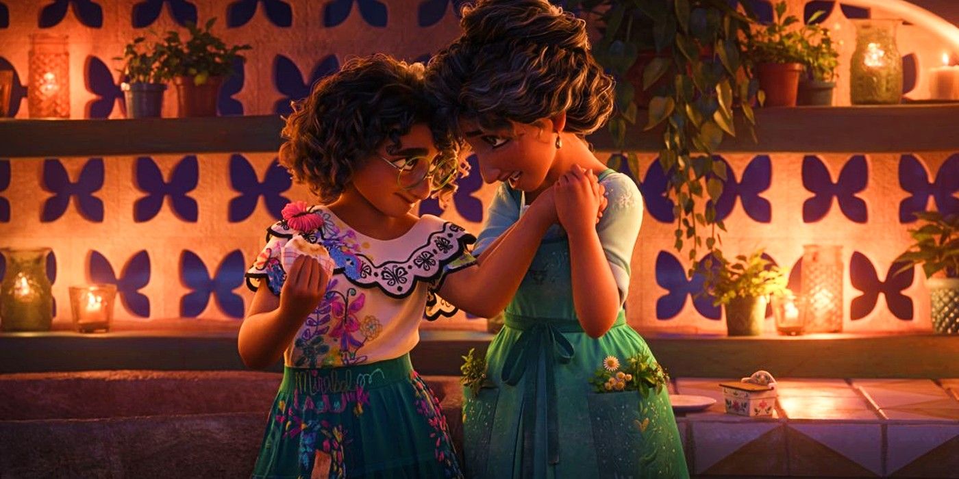 Mirabel and her mom in Encanto 