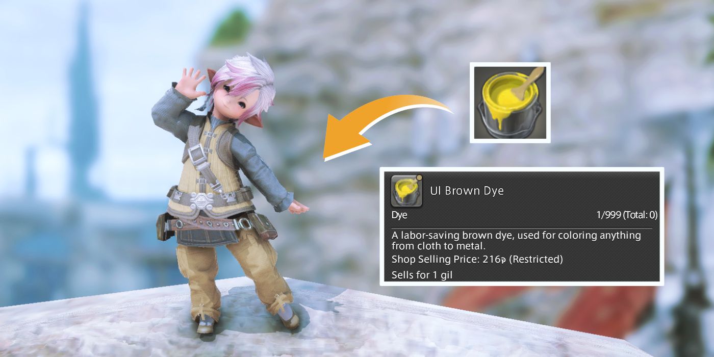 Final Fantasy XIV How to Get Ul Brown Dye