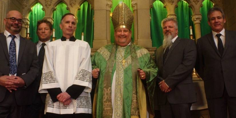 the priests in Netflix's Procession